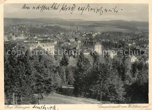 AK / Ansichtskarte Bad Wildungen Panorama Kat. Bad Wildungen