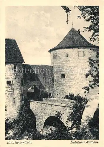 AK / Ansichtskarte Bad Mergentheim Burgruine Neuhaus  Kat. Bad Mergentheim