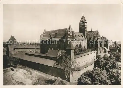 AK / Ansichtskarte Marienburg Westpreussen Schloss des deutschen Ritterordens Kat. Malbork Polen