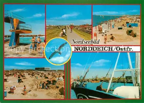 AK / Ansichtskarte Norddeich Ostfriesland Strand Duenen  Kat. Norden