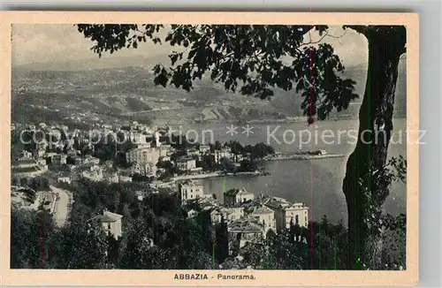 AK / Ansichtskarte Abbazia Istrien Panorama Kat. Seebad Kvarner Bucht