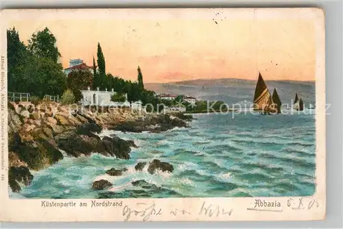 AK / Ansichtskarte Abbazia Istrien Nordstrand Kat. Seebad Kvarner Bucht