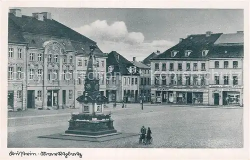 AK / Ansichtskarte Kuestrin Altstadt Marktplatz Denkmal Kat. Kostrzyn Ostbrandenburg