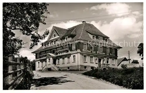 AK / Ansichtskarte Grafenhausen Schwarzwald Gasthaus Pension Krone Kat. Grafenhausen