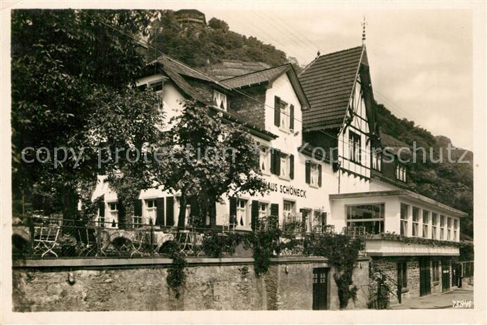 AK / Ansichtskarte Bingen Rhein Hotel Haus Schoeneck Die