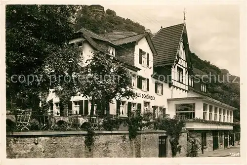 AK / Ansichtskarte Bingen Rhein Hotel Haus Schoeneck Die Perle Kat. Bingen am Rhein