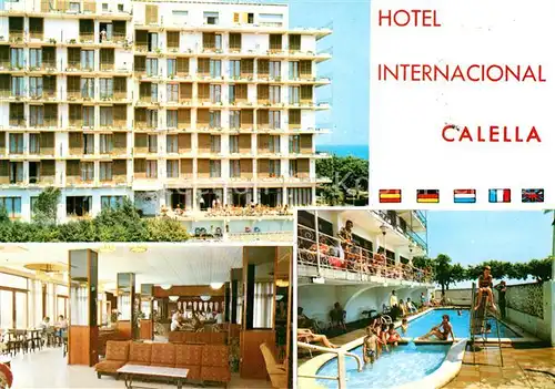 AK / Ansichtskarte Calella Hotel International Kat. Barcelona