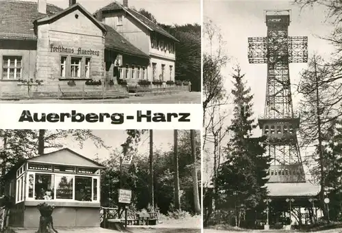 AK / Ansichtskarte Auerberg Harz Gaststaette Auerberg Kiosk Josephskreuz Kat. Stolberg Harz