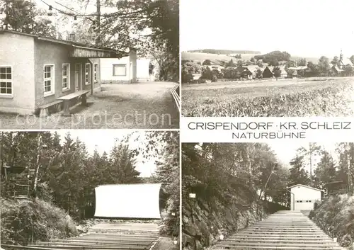 AK / Ansichtskarte Crispendorf Naturbuehne Landschaftspanorama Kat. Crispendorf