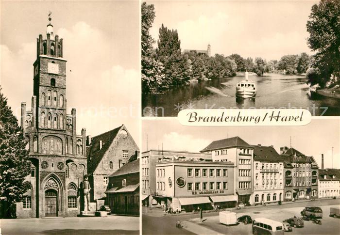 AK / Ansichtskarte Brandenburg Havel Rathaus Havel Neustadt Markt Kat