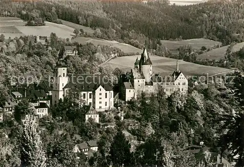 AK / Ansichtskarte Schwarzenberg Erzgebirge Blick zum Schloss Kat. Schwarzenberg