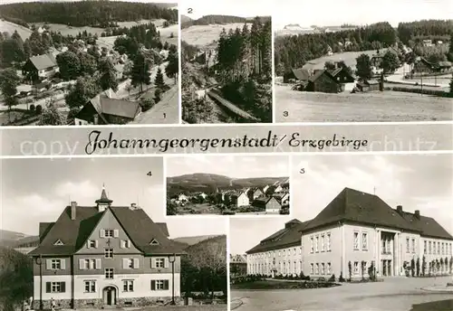 AK / Ansichtskarte Johanngeorgenstadt Unterjugel Steinbach Jugendherberge Ernst Schneller Kulturhaus Karl Marx Kat. Johanngeorgenstadt