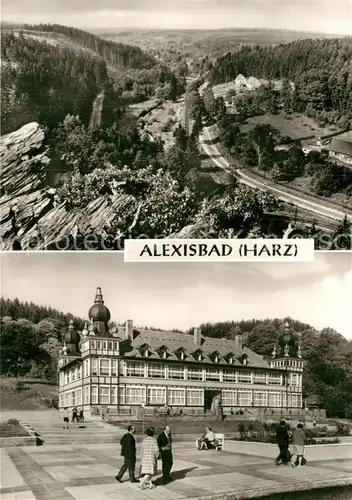 AK / Ansichtskarte Alexisbad Harz Panorama Blick ins Selketal FDGB Ferienheim Geschwister Scholl Kat. Harzgerode