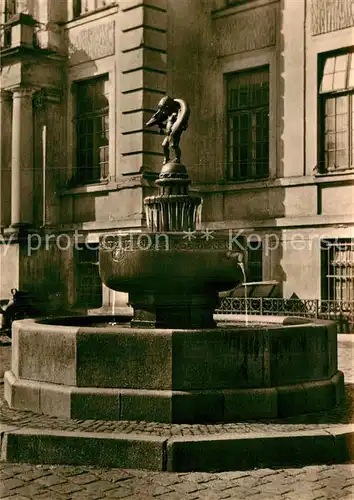 AK / Ansichtskarte Teterow Mecklenburg Vorpommern Hechtbrunnen Kat. Teterow