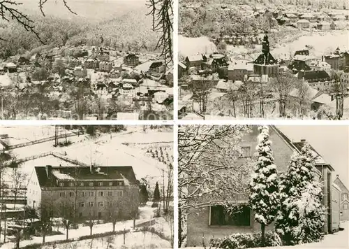 AK / Ansichtskarte Schmiedeberg  Dippoldiswalde Im Winter 