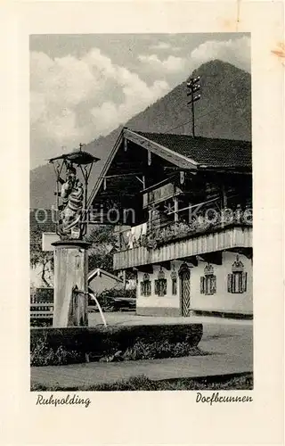 AK / Ansichtskarte Ruhpolding Dorfbrunnen  Kat. Ruhpolding