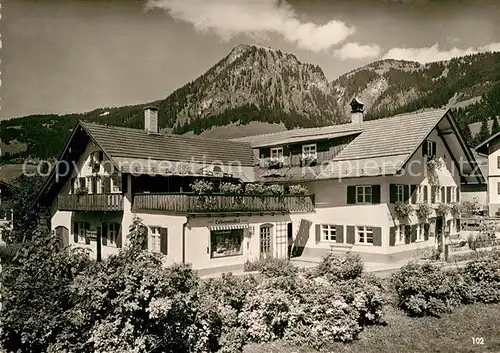 AK / Ansichtskarte Bad Oberdorf Haus Hartmann Kat. Bad Hindelang