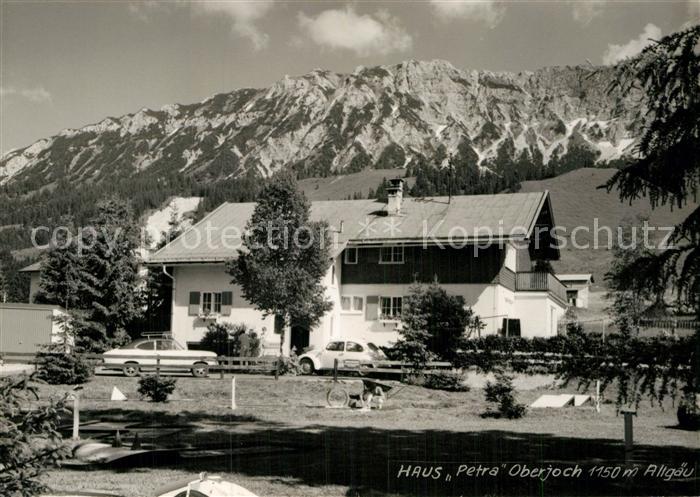Ak Ansichtskarte Oberjoch Haus Petra Kat Bad Hindelang Nr