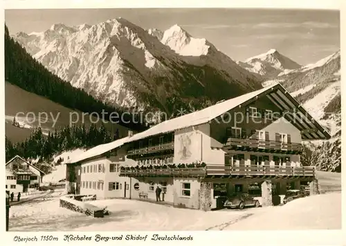 AK / Ansichtskarte Oberjoch Pension zum Loewen Kat. Bad Hindelang