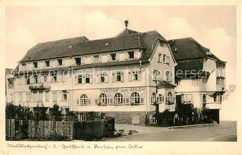 AK / Ansichtskarte Waldkatzenbach Gasthaus Pension zum Adler Kat. Waldbrunn