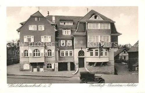 AK / Ansichtskarte Waldkatzenbach Gasthof Pension Adler Kat. Waldbrunn