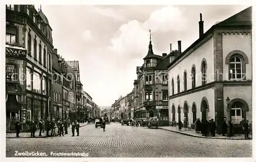 AK / Ansichtskarte Zweibruecken Fruchtmarktstrasse Kat. Zweibruecken