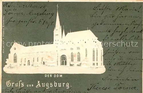 AK / Ansichtskarte Augsburg Dom  Kat. Augsburg