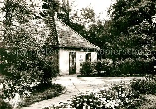 AK / Ansichtskarte Bad Tennstedt Goethehaeuschen erbaut 1812 als Badehaus Kat. Bad Tennstedt