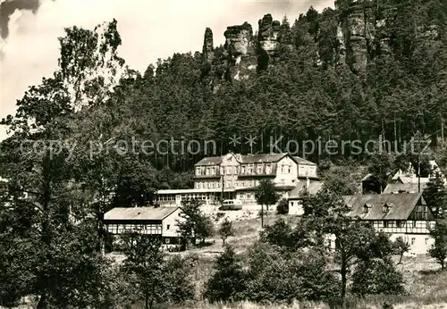 AK / Ansichtskarte Ostrov u Tise Teilansicht Felsen Kat. Eiland Tisa