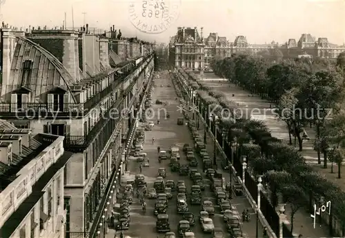 AK / Ansichtskarte Paris en flanant Rue de Rivoli les Tuileries et le Louvre Kat. Paris