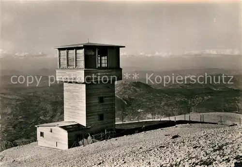 AK / Ansichtskarte Mont Ventoux Tour de Television et les Alpes Kat. Malaucene