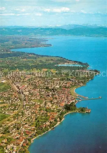 AK / Ansichtskarte Langenargen Bodensee Fliegeraufnahme Kat. Langenargen