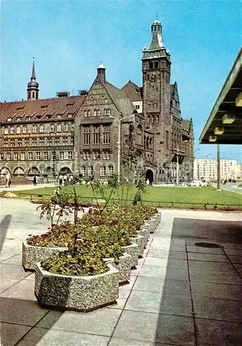 AK / Ansichtskarte Karl Marx Stadt Rathaus Kat. Chemnitz