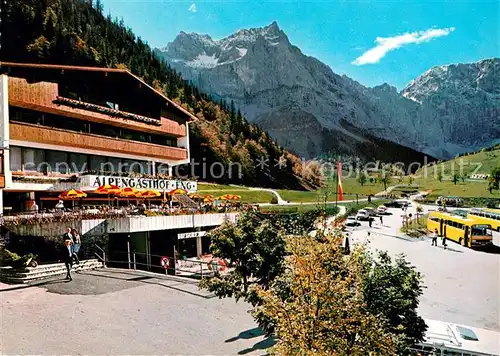 AK / Ansichtskarte Eng Hinterriss Tirol Alpengasthof Eng am Grossen Ahornboden Karwendel