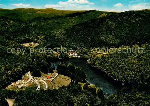 AK / Ansichtskarte Bad Lauterberg Campingplatz Wiesenbeker Teich Badeanstalt Fliegeraufnahme Kat. Bad Lauterberg im Harz