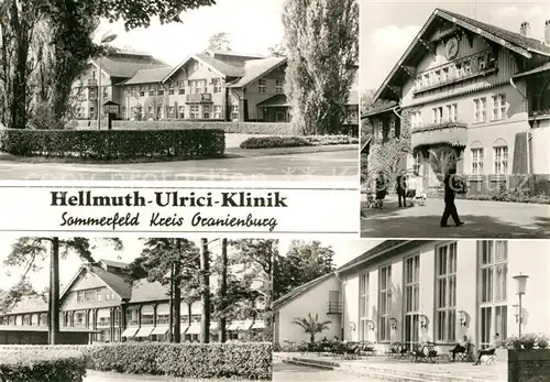 AK / Ansichtskarte Sommerfeld Kremmen Hellmuth Ulricie Klinik Kat. Kremmen