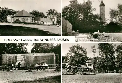 AK / Ansichtskarte Sondershausen Thueringen HOG zum Possen Kat. Sondershausen