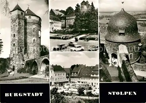 AK / Ansichtskarte Stolpen Burgstadt Coselturm Schoesserturm Kat. Stolpen