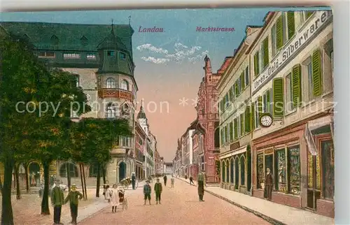 AK / Ansichtskarte Landau Pfalz Marktstrasse Kat. Landau in der Pfalz