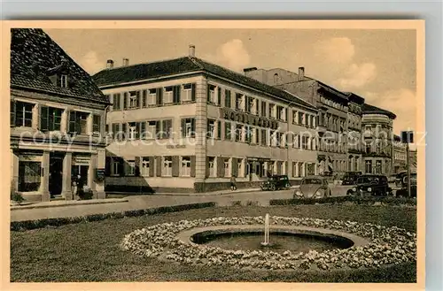 AK / Ansichtskarte Landau Pfalz Hotel Koerber Kat. Landau in der Pfalz
