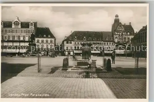 AK / Ansichtskarte Landau Pfalz Paradeplatz Kat. Landau in der Pfalz