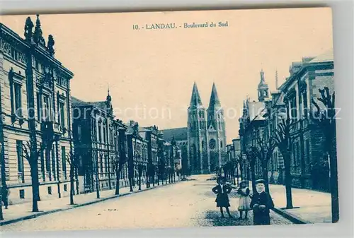 AK / Ansichtskarte Landau Pfalz Kirche Kat. Landau in der Pfalz