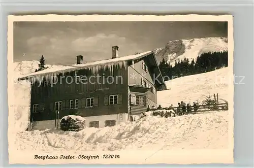 AK / Ansichtskarte Oberjoch Berghaus Iseler Kat. Bad Hindelang