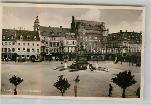 AK / Ansichtskarte Landau Pfalz Max Josefsplatz Kat. Landau in der Pfalz