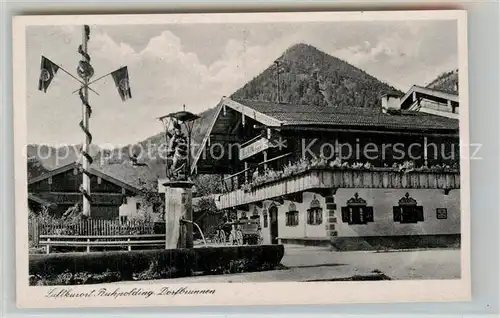 AK / Ansichtskarte Ruhpolding Dorfbrunnen Kat. Ruhpolding