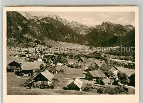 AK / Ansichtskarte Hinterstein Bad Hindelang Alpen Gaishorn Rauhorn Kugelhorn