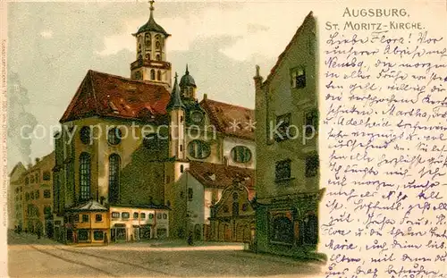 AK / Ansichtskarte Augsburg Sankt Moritz Kirche Kat. Augsburg