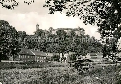 AK / Ansichtskarte Greiz Thueringen Blick zum Schloss Kat. Greiz