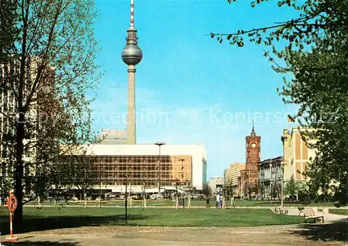 AK / Ansichtskarte Berlin Palast der Republik Fernsehturm Hauptstadt der DDR Kat. Berlin