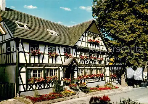 AK / Ansichtskarte Sasbachwalden Gasthaus Engel Fachwerkhaus Weinort Kat. Sasbachwalden